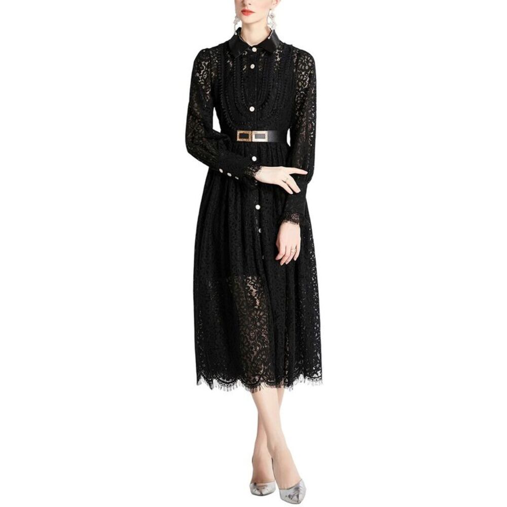 Elaine Womens  Midi Dress